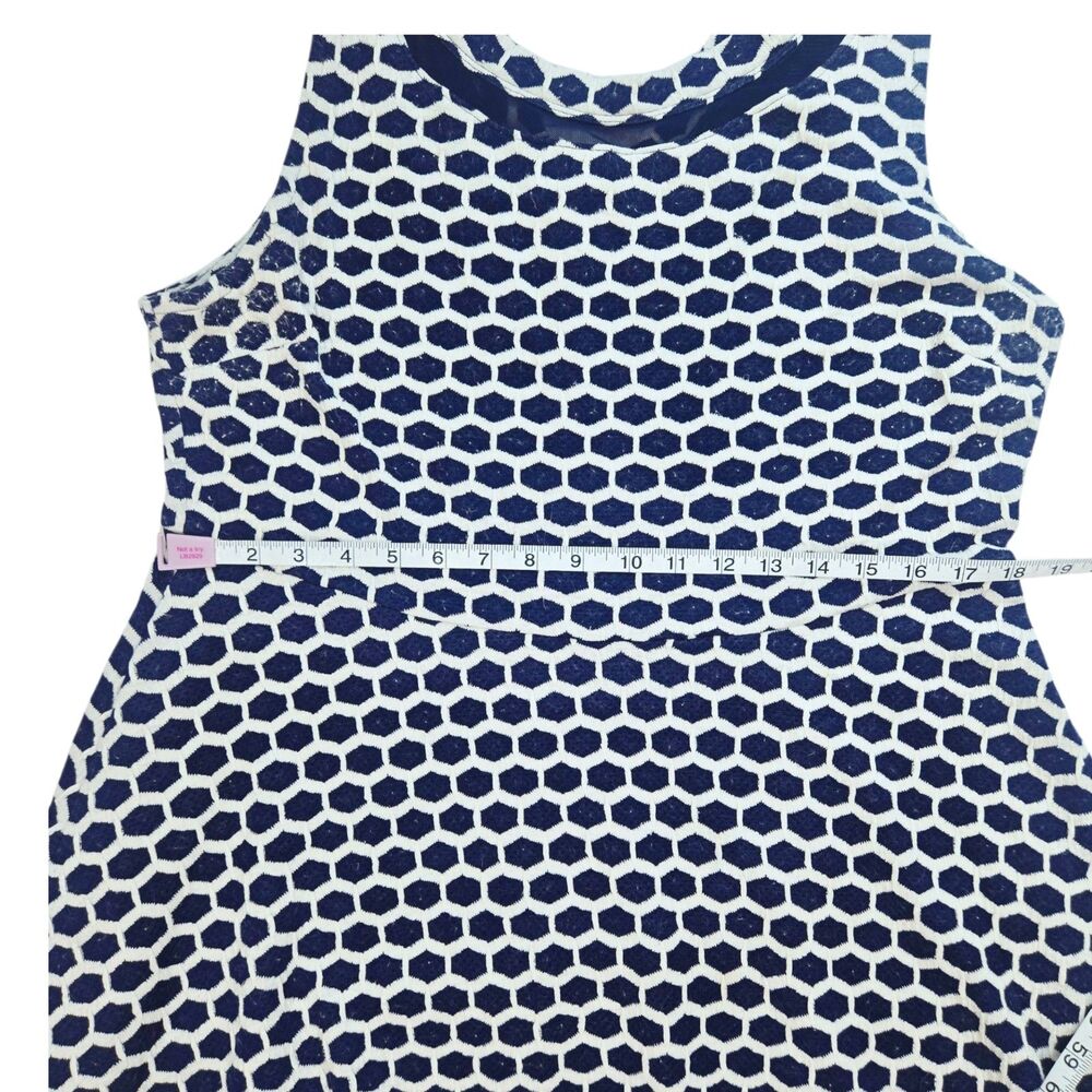 Pixley Navy & White Midi Dress 2x - Picture 6 of 9